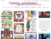 Tablet Screenshot of mayagonzalez.com